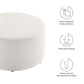 Modway Callum Large 29" Round Woven Heathered Fabric Upholstered Ottoman FredCo
