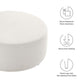 Modway Callum Large 38" Round Woven Heathered Fabric Upholstered Ottoman FredCo
