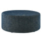 Modway Callum Large 38" Round Woven Heathered Fabric Upholstered Ottoman FredCo