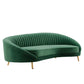 Modway Camber Channel Tufted Performance Velvet Sofa FredCo