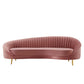 Modway Camber Channel Tufted Performance Velvet Sofa FredCo