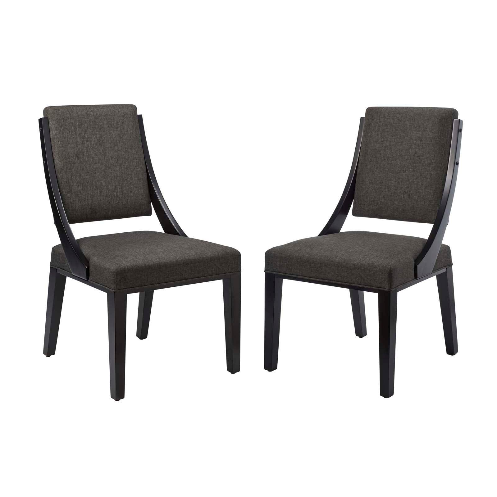 Modway Cambridge Upholstered Fabric Dining Chairs - Set of 2 FredCo