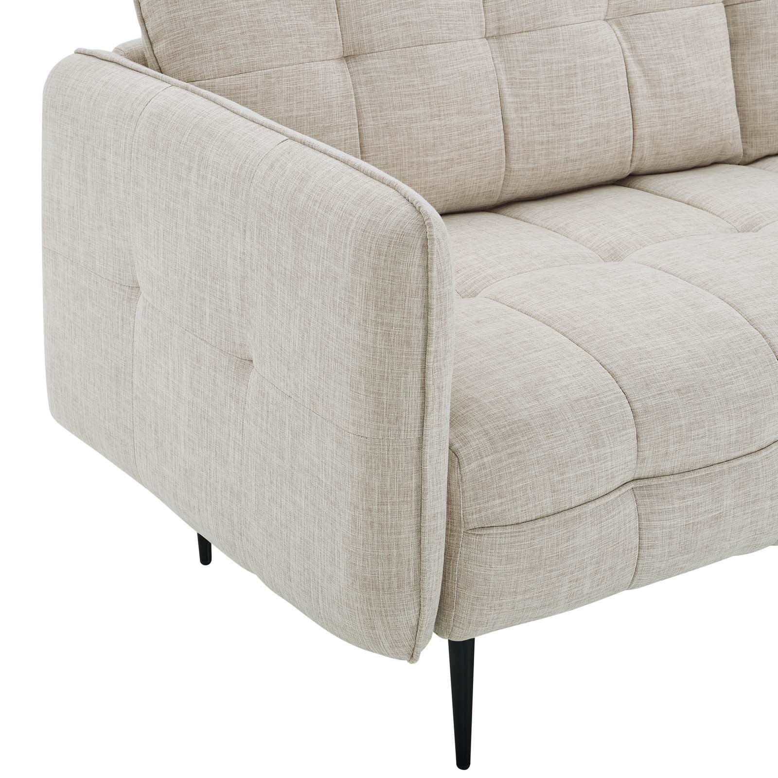 Modway Cameron Tufted Fabric Sofa FredCo