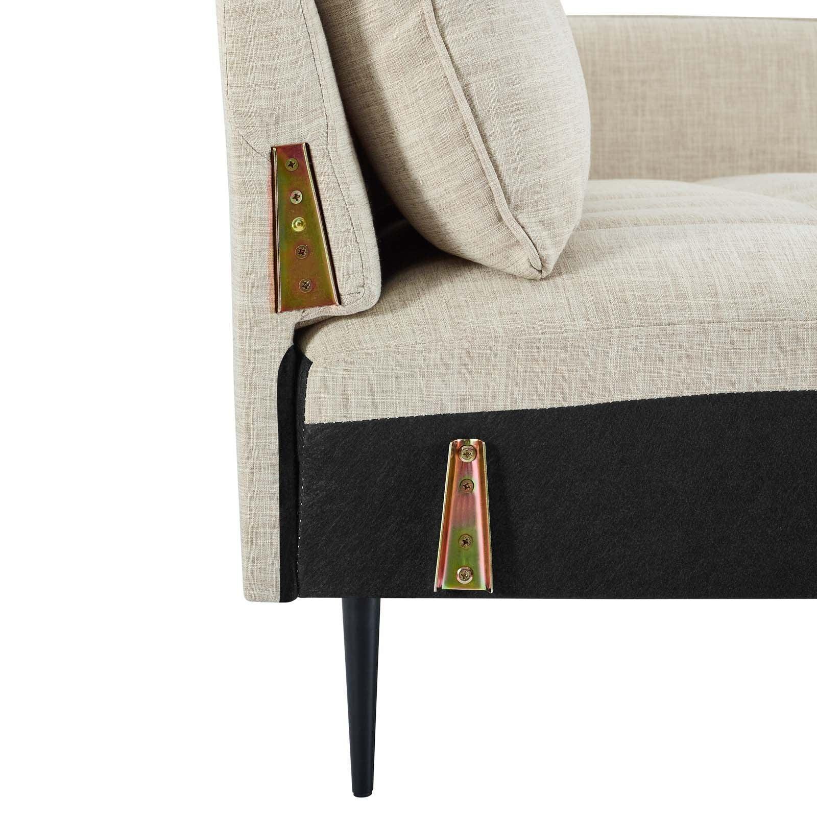 Modway Cameron Tufted Fabric Sofa FredCo