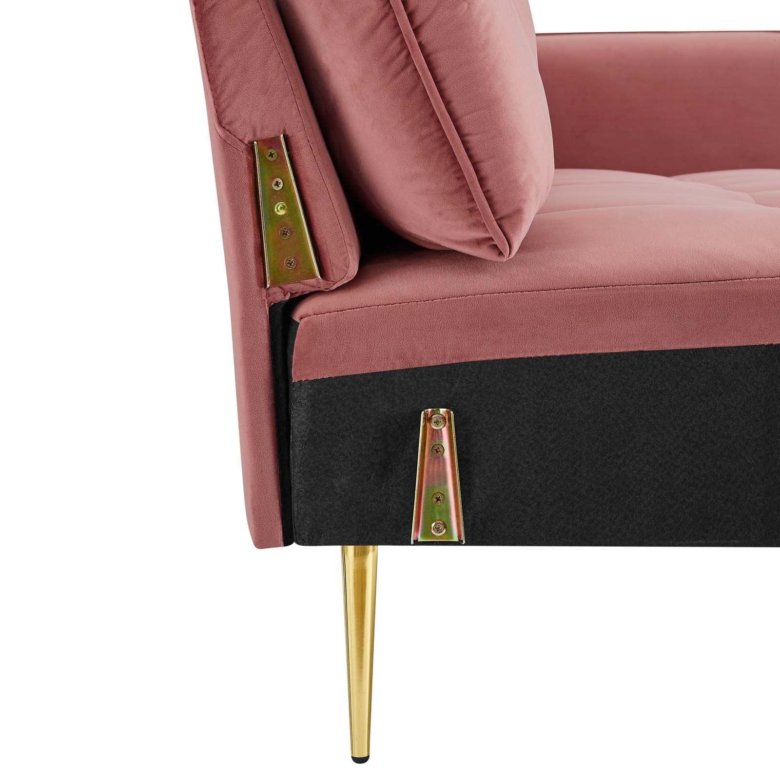 Modway Cameron Tufted Performance Velvet Sofa FredCo