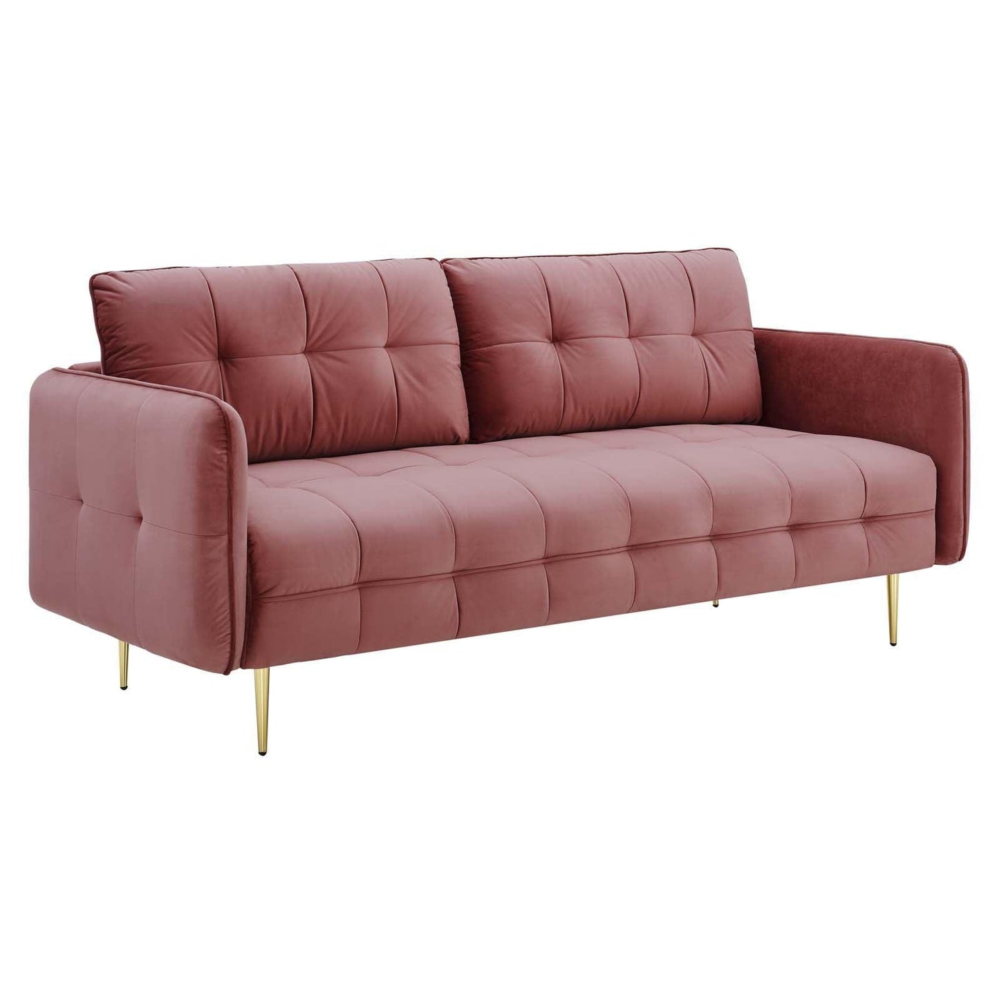 Modway Cameron Tufted Performance Velvet Sofa FredCo