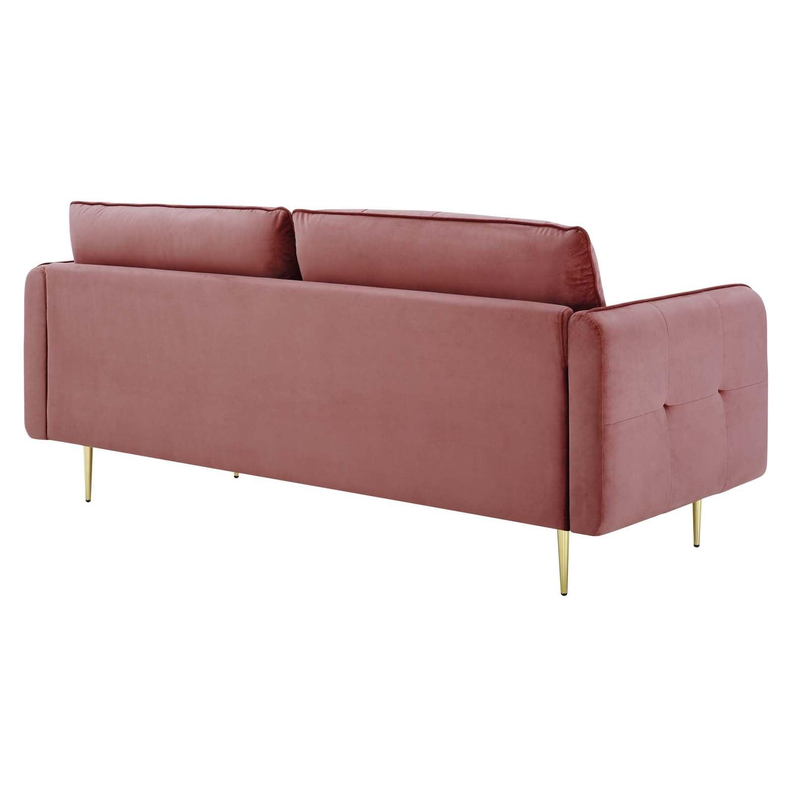 Modway Cameron Tufted Performance Velvet Sofa FredCo