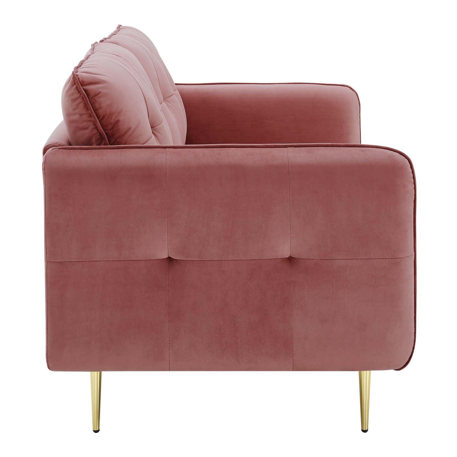 Modway Cameron Tufted Performance Velvet Sofa FredCo