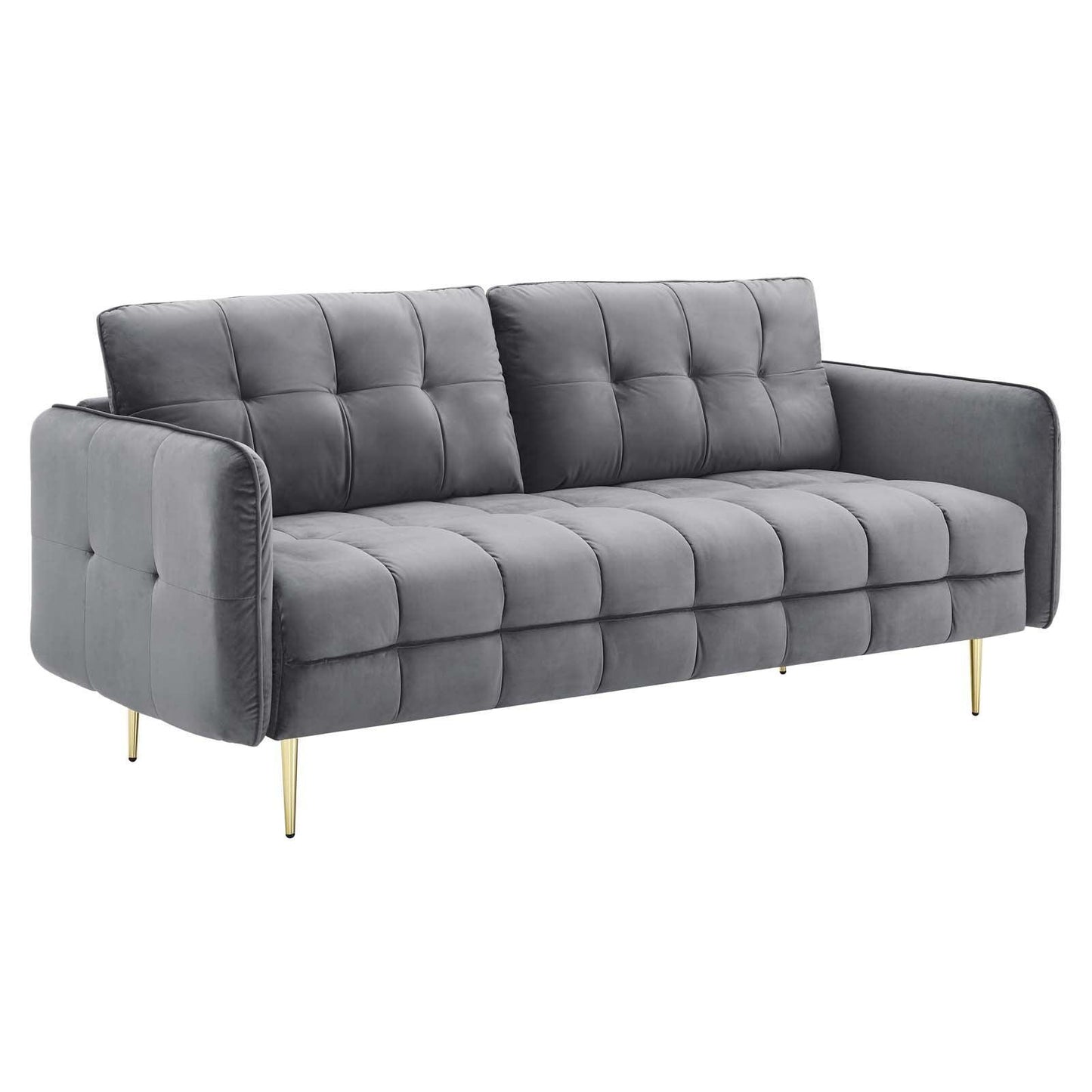 Modway Cameron Tufted Performance Velvet Sofa FredCo
