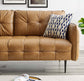 Modway Cameron Tufted Vegan Leather Sofa FredCo