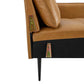 Modway Cameron Tufted Vegan Leather Sofa FredCo