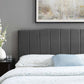 Modway Camilla Channel Tufted Full/Queen Performance Velvet Headboard FredCo