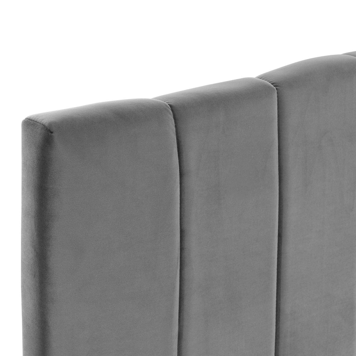 Modway Camilla Channel Tufted Full/Queen Performance Velvet Headboard FredCo