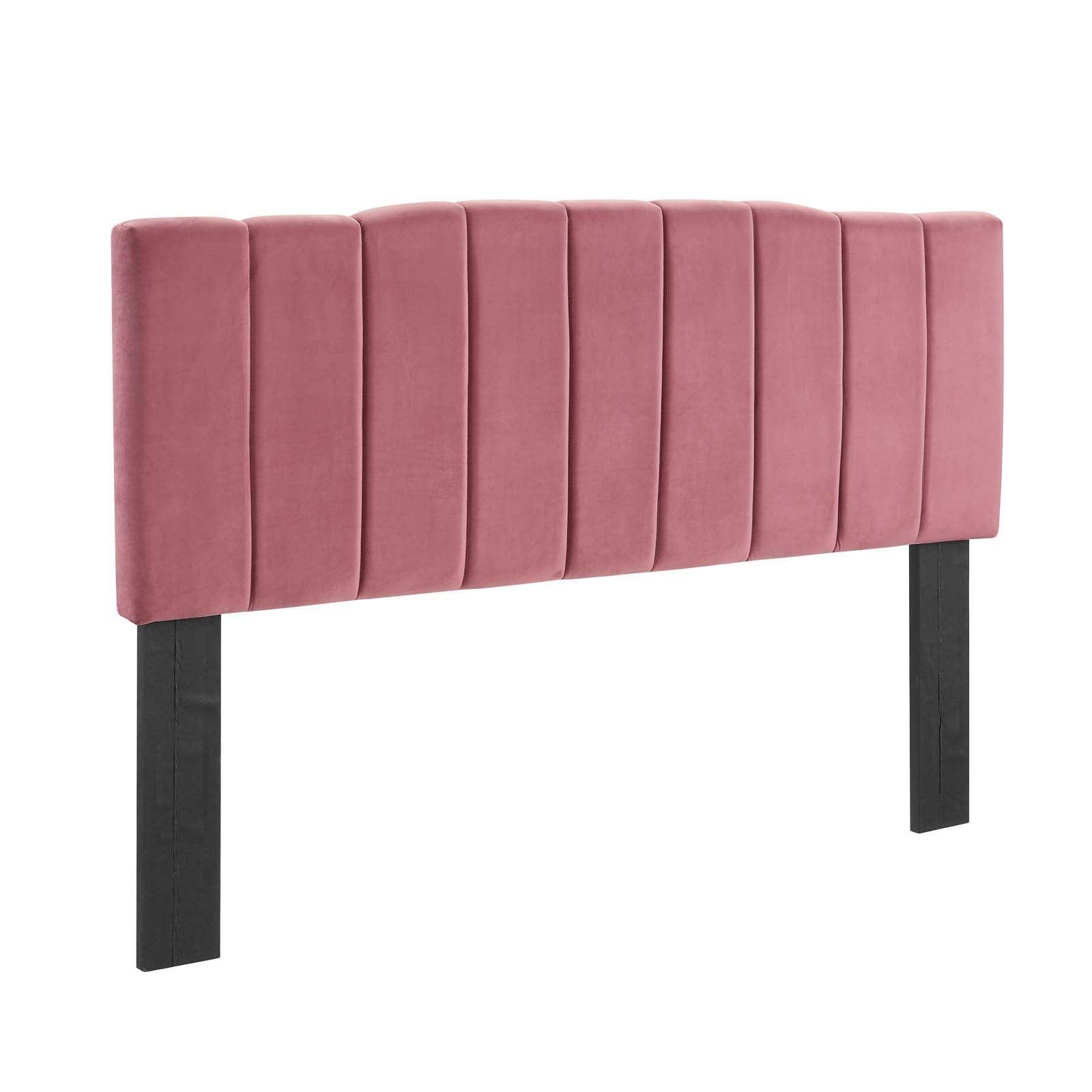 Modway Camilla Channel Tufted Full/Queen Performance Velvet Headboard FredCo