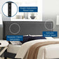 Modway Camille Full Upholstered Fabric Headboard FredCo