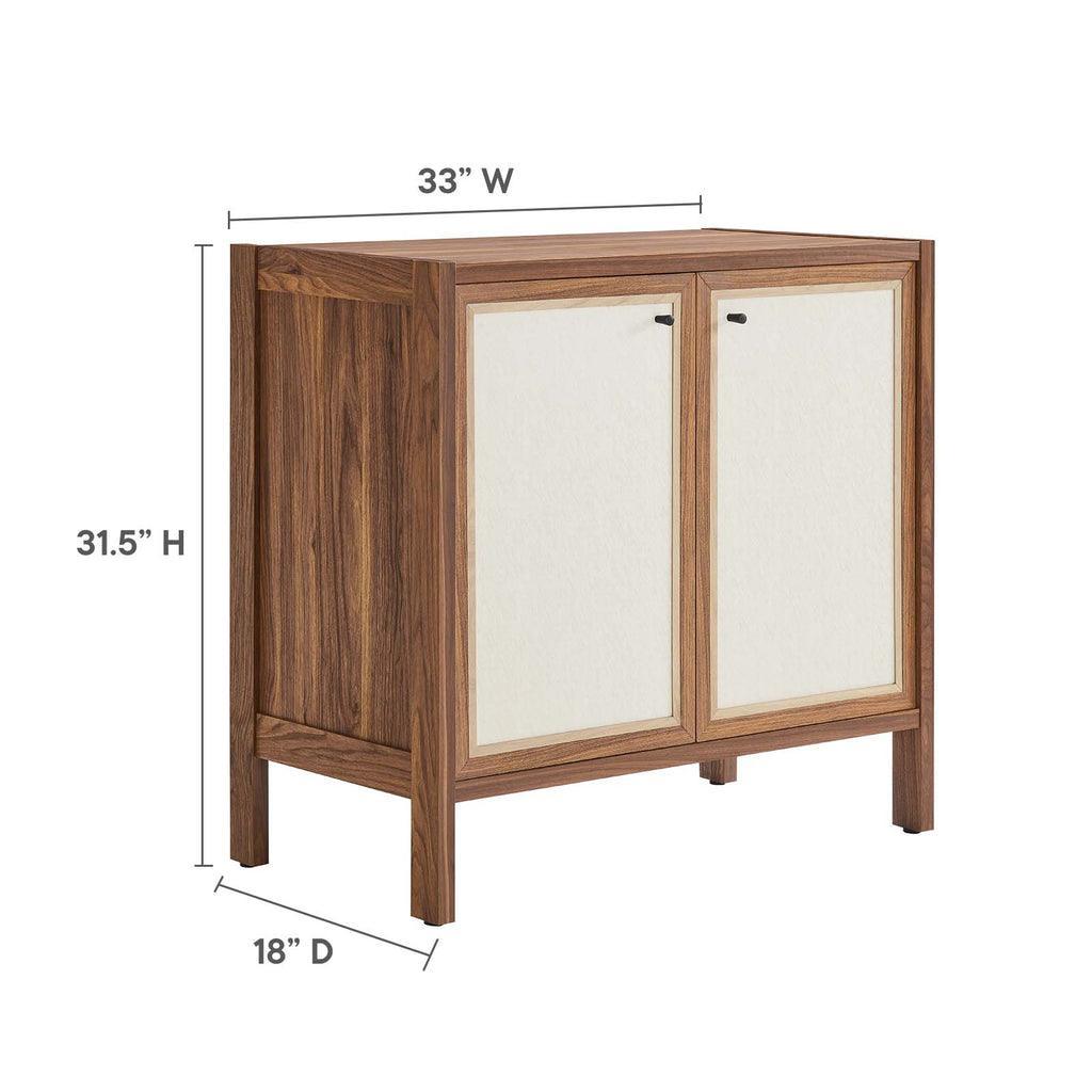 Modway Capri 33" Wood Grain Storage Cabinet FredCo