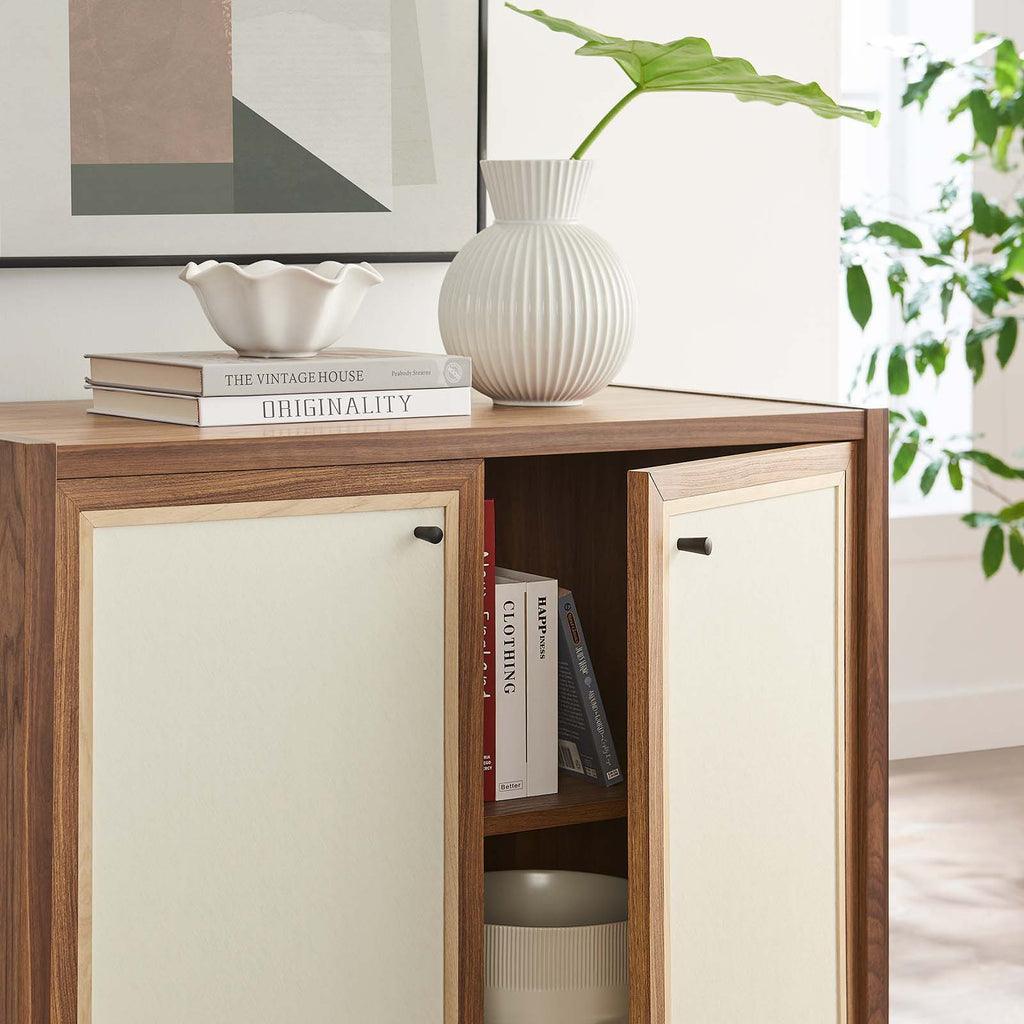 Modway Capri 33" Wood Grain Storage Cabinet FredCo