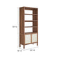 Modway Capri 4-Shelf Wood Grain Bookcase FredCo