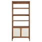 Modway Capri 4-Shelf Wood Grain Bookcase FredCo