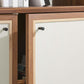 Modway Capri 4-Shelf Wood Grain Bookcase FredCo