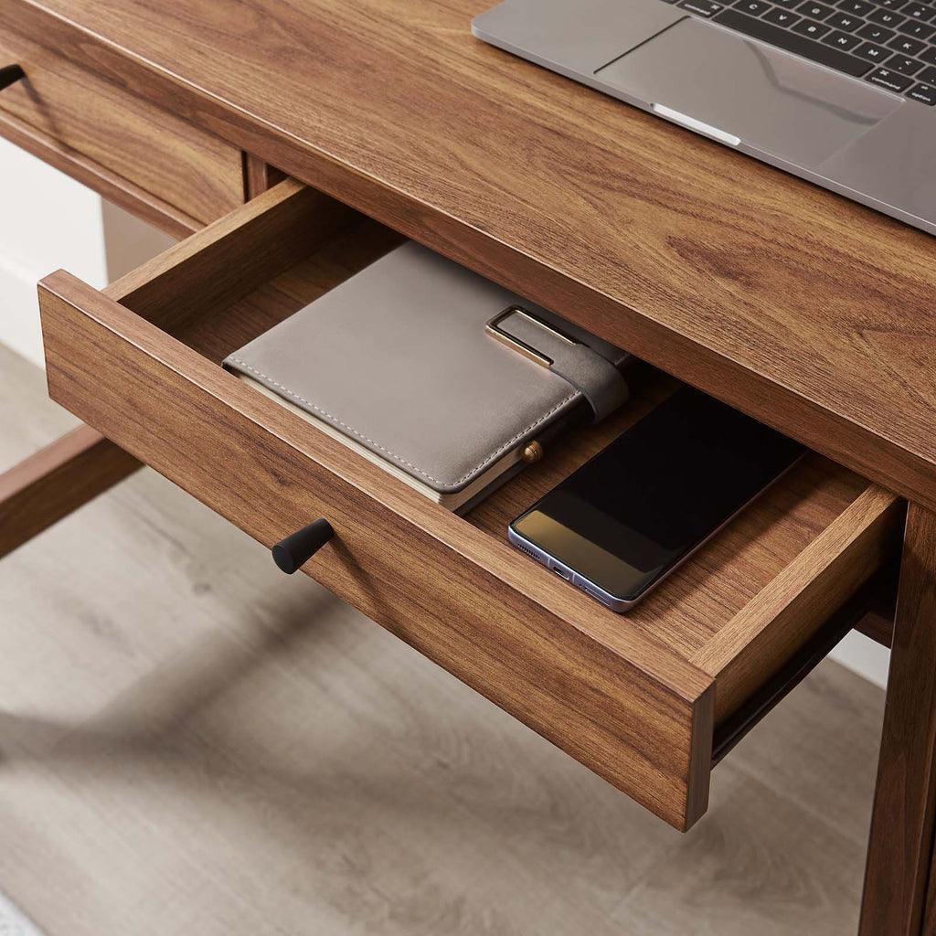 Modway Capri 49" Wood Grain Office Desk FredCo