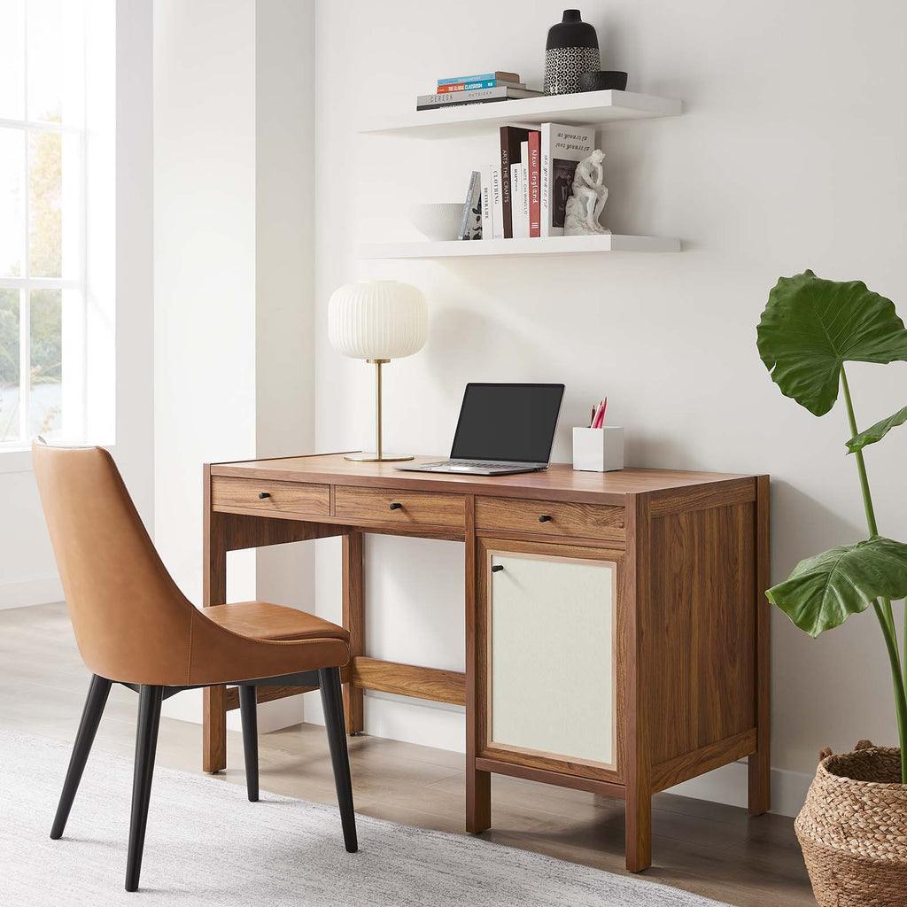 Modway Capri 49" Wood Grain Office Desk FredCo