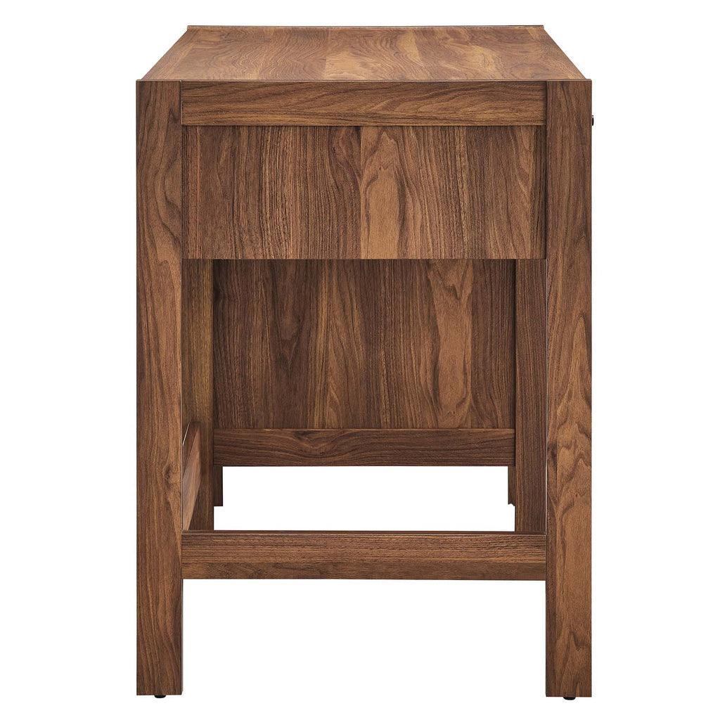 Modway Capri 49" Wood Grain Office Desk FredCo