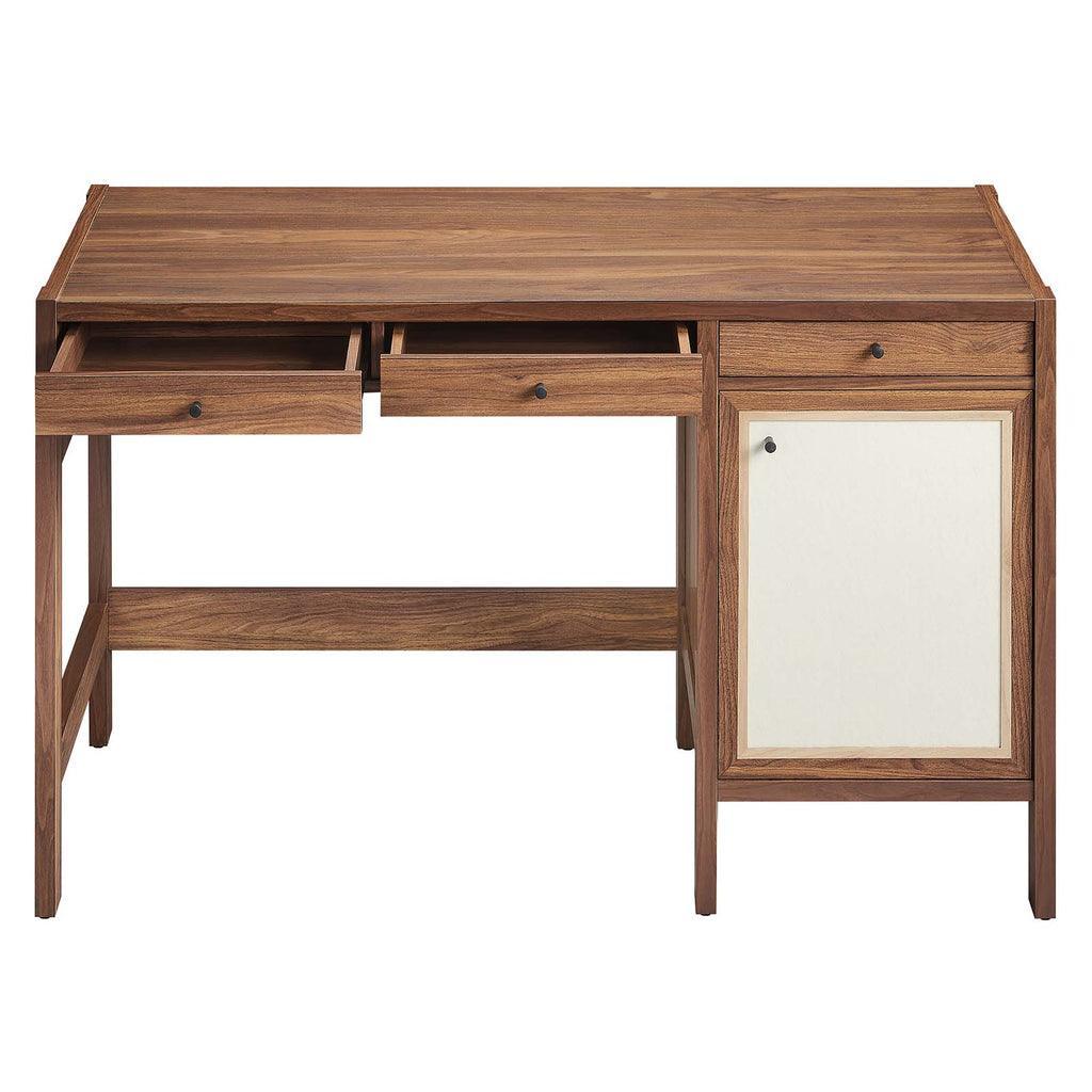 Modway Capri 49" Wood Grain Office Desk FredCo
