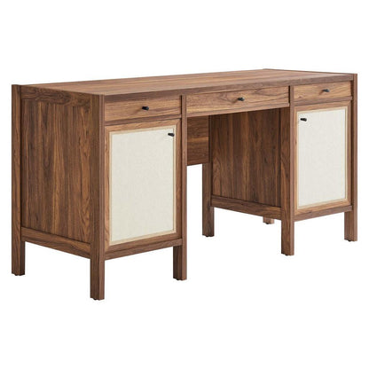 Modway Capri 58" Wood Grain Office Desk FredCo