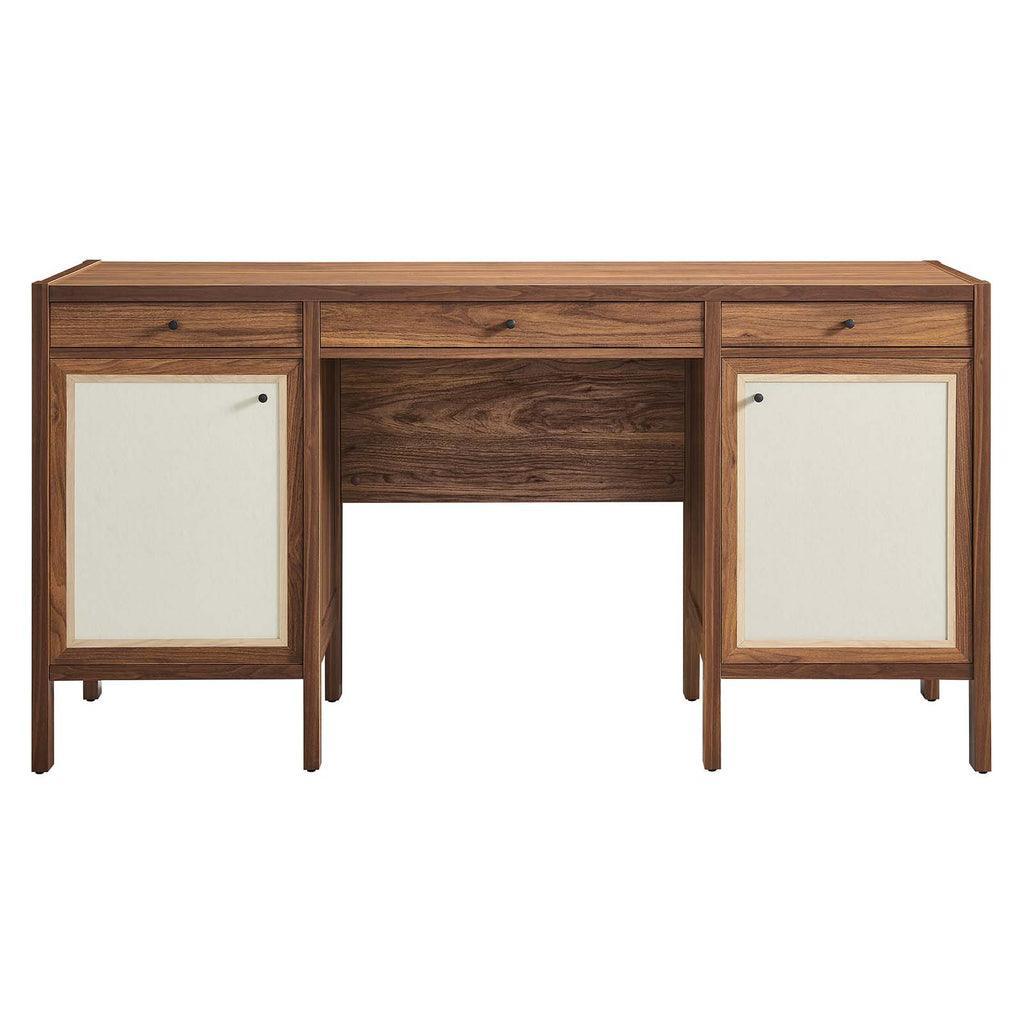 Modway Capri 58" Wood Grain Office Desk FredCo