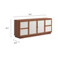 Modway Capri 63" Wood Grain TV Console FredCo
