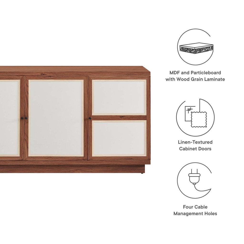 Modway Capri 63" Wood Grain TV Console FredCo