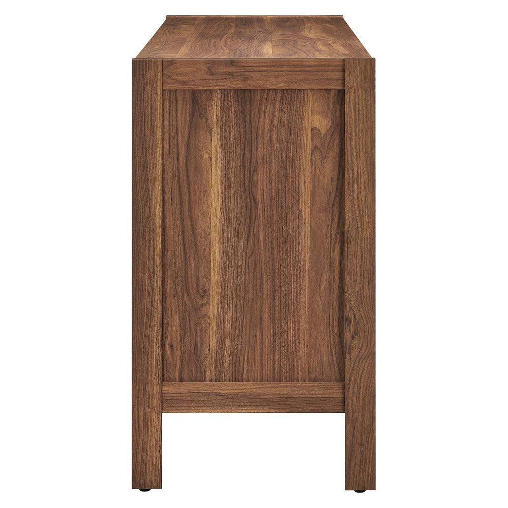 Modway Capri 65" Wood Grain Sideboard Storage Cabinet FredCo