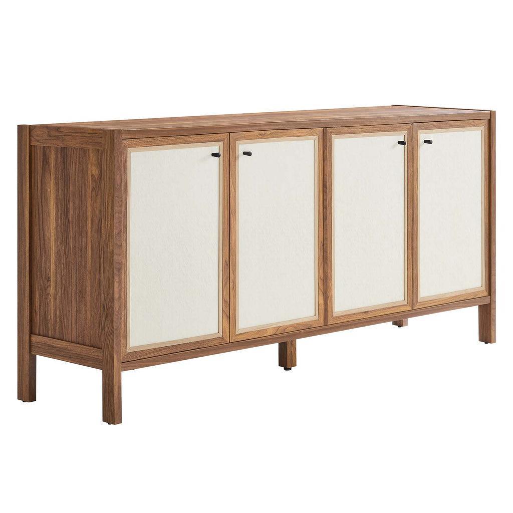 Modway Capri 65" Wood Grain Sideboard Storage Cabinet FredCo