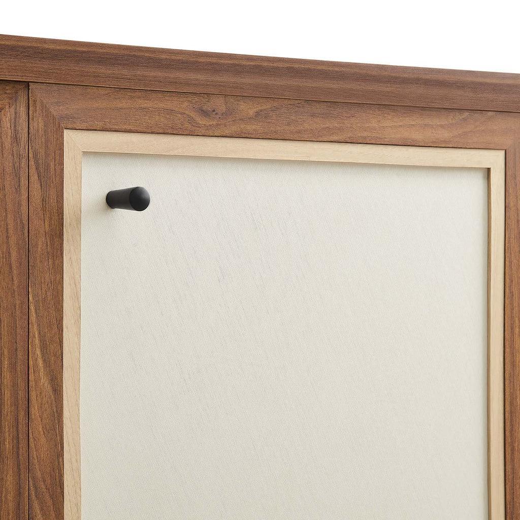 Modway Capri 65" Wood Grain Sideboard Storage Cabinet FredCo