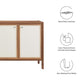 Modway Capri 65" Wood Grain Sideboard Storage Cabinet FredCo