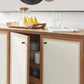 Modway Capri 65" Wood Grain Sideboard Storage Cabinet FredCo