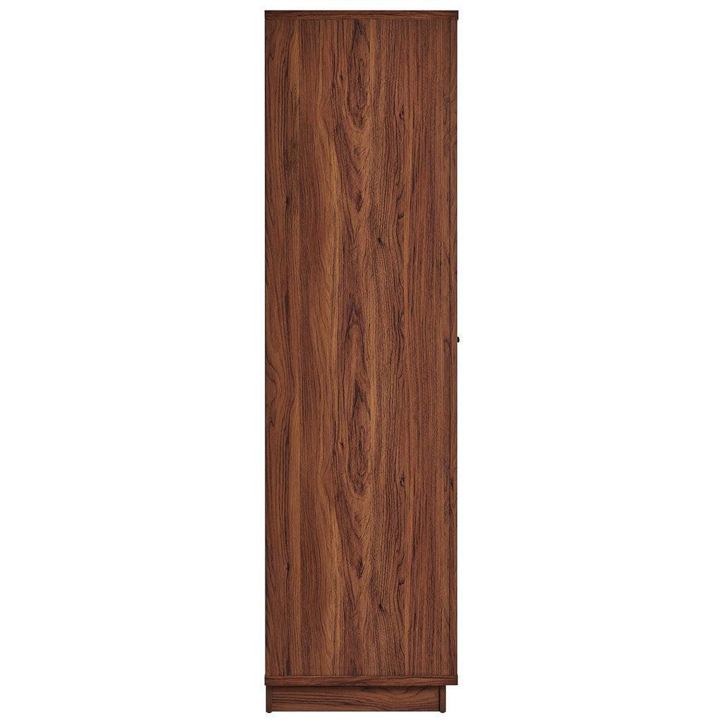 Modway Capri 70" Tall Wood Grain Storage Cabinet FredCo
