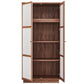 Modway Capri 70" Tall Wood Grain Storage Cabinet FredCo