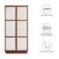 Modway Capri 70" Tall Wood Grain Storage Cabinet FredCo