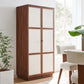 Modway Capri 70" Tall Wood Grain Storage Cabinet FredCo