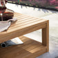 Modway Carlsbad Teak Wood Outdoor Patio Coffee Table FredCo