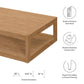 Modway Carlsbad Teak Wood Outdoor Patio Coffee Table FredCo