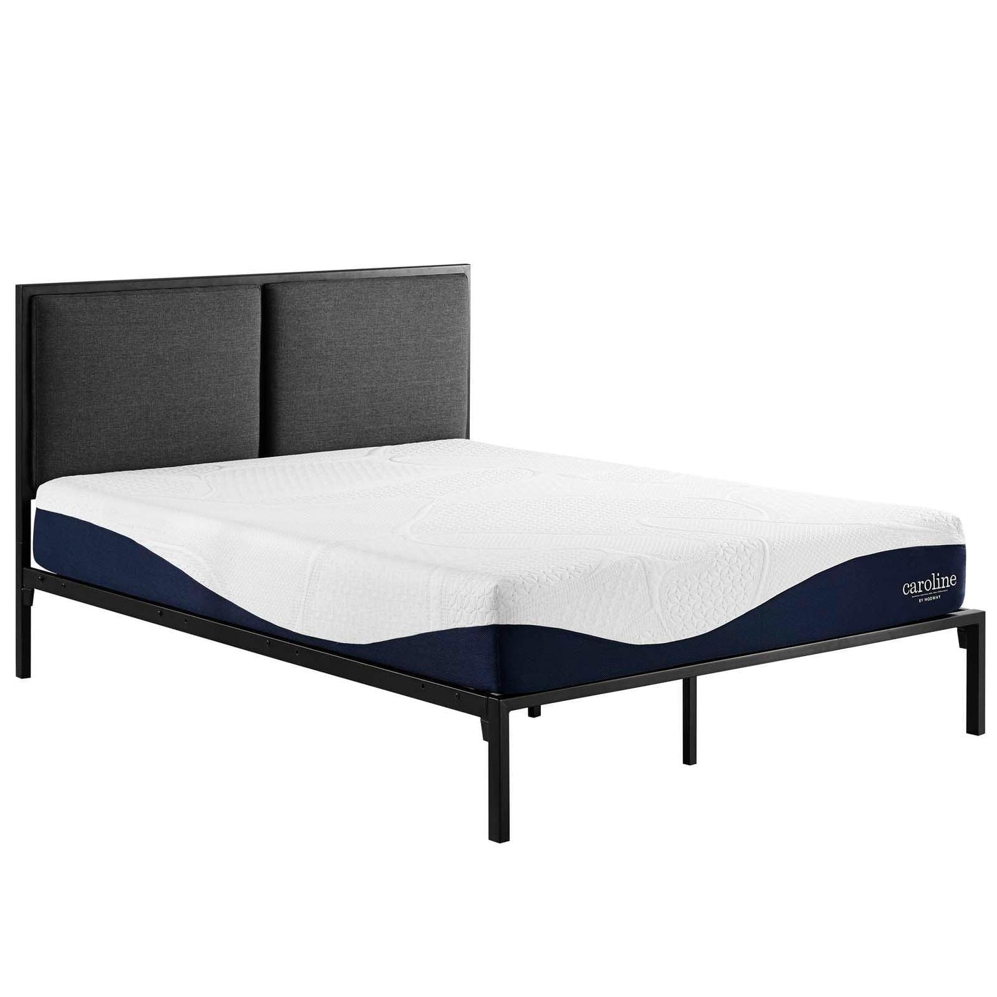 Modway Caroline 10" King Memory Foam Mattress MOD-5740-WHI FredCo