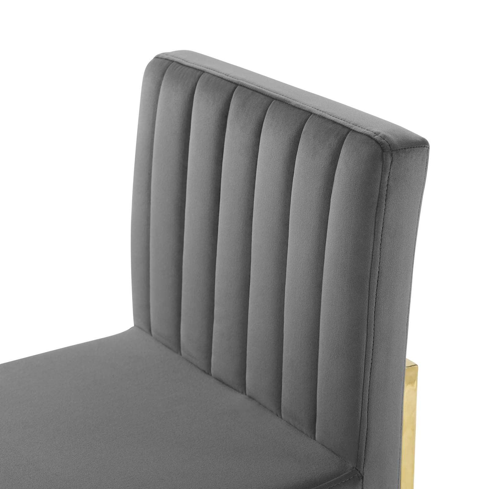 Modway Carriage Dining Chair Performance Velvet Set of 2 FredCo