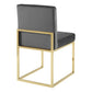 Modway Carriage Dining Chair Performance Velvet Set of 2 FredCo