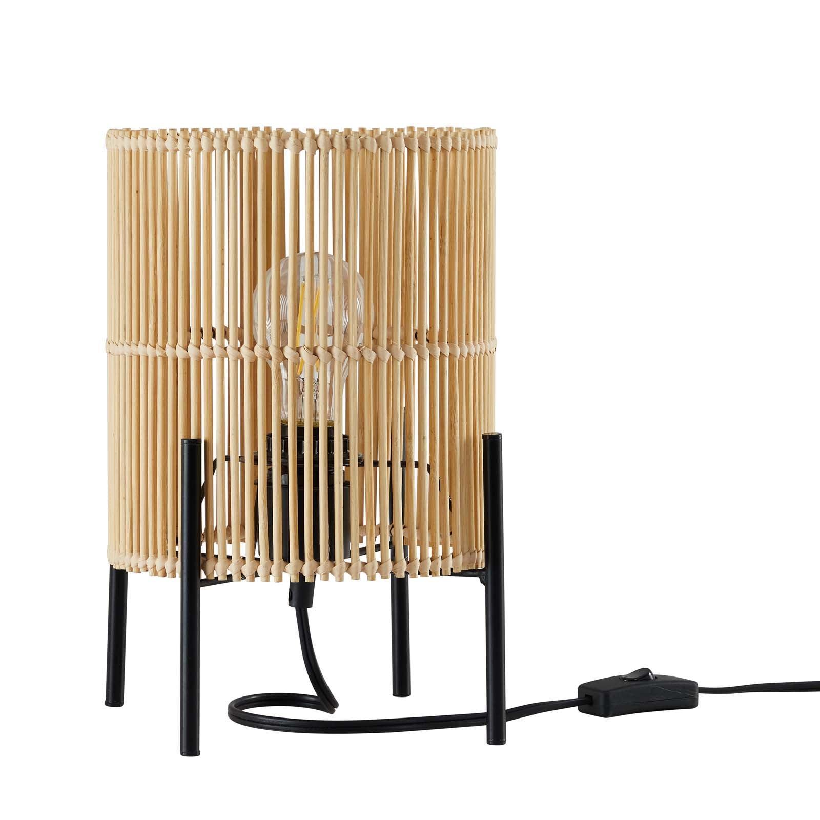 Modway Casen Bamboo Table Lamp FredCo