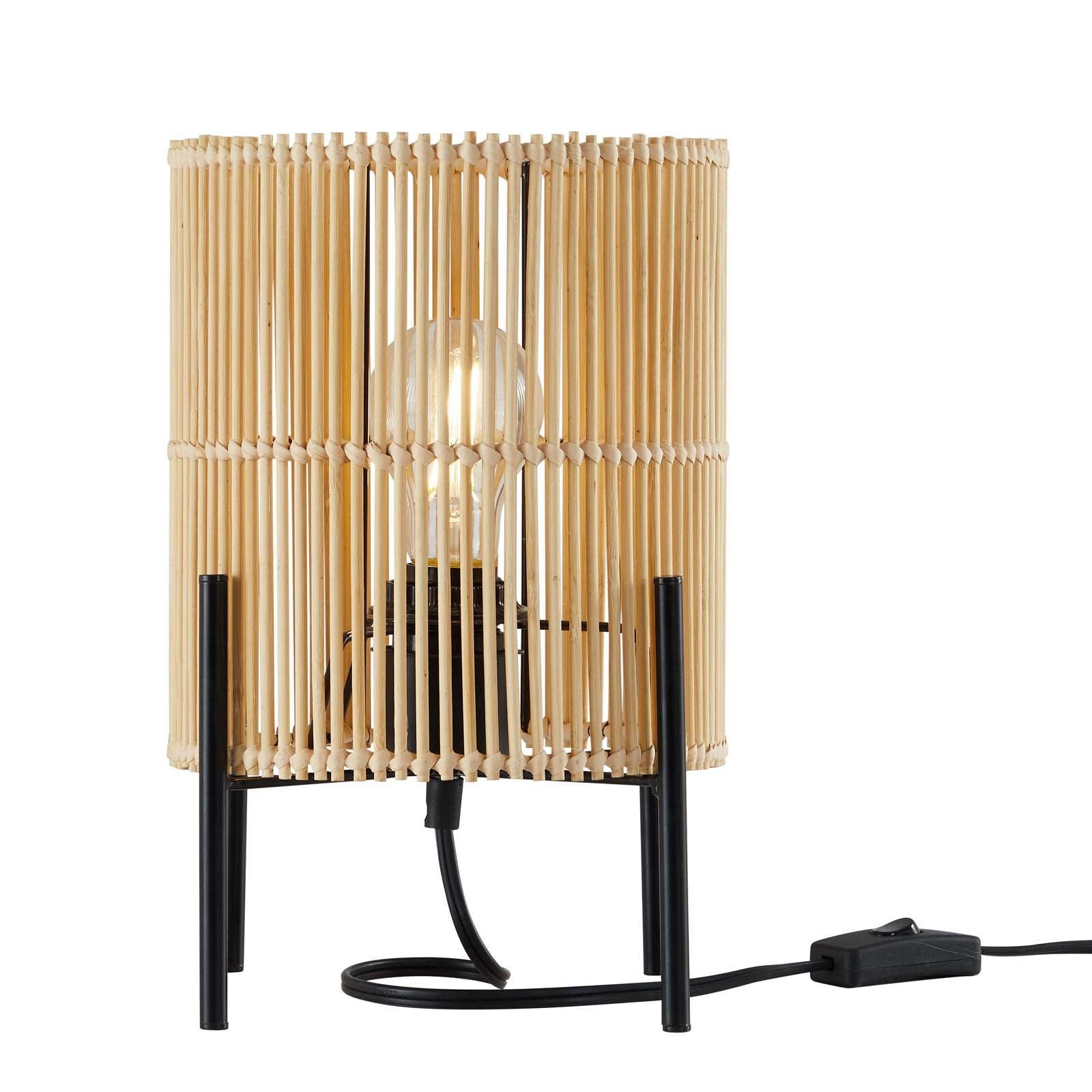Modway Casen Bamboo Table Lamp FredCo