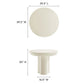Modway Caspian 40" Round Concrete Dining Table FredCo