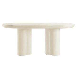 Modway Caspian 72" Oval Concrete Dining Table